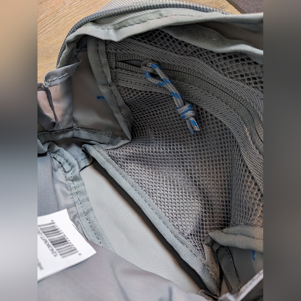 Outdoor Products, Gray, blue, adjustable crossbody pack, OSFM - Picture 2 of 7